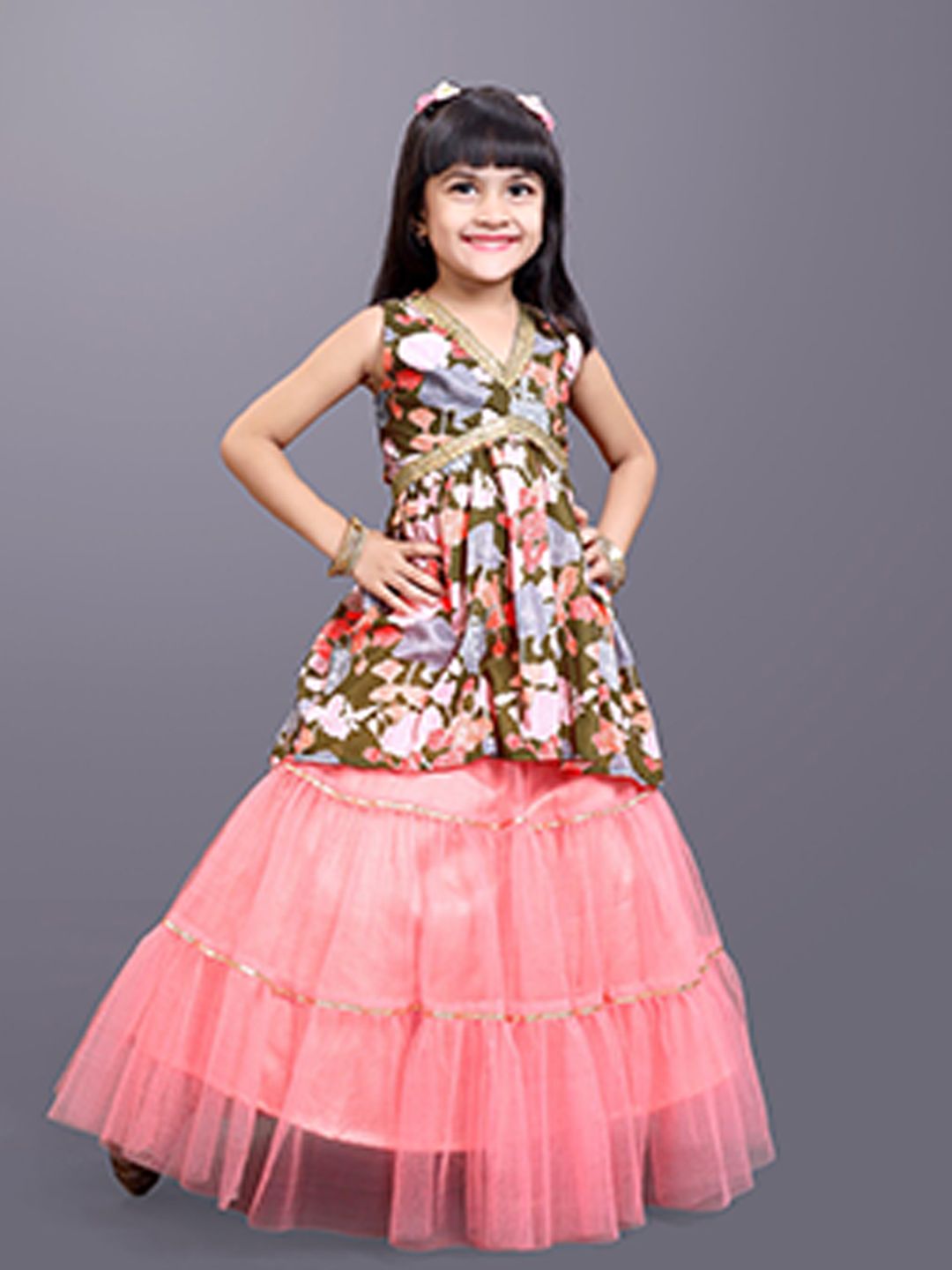 BAESD Girls Printed Ready To Wear Lehenga Choli-picture-16