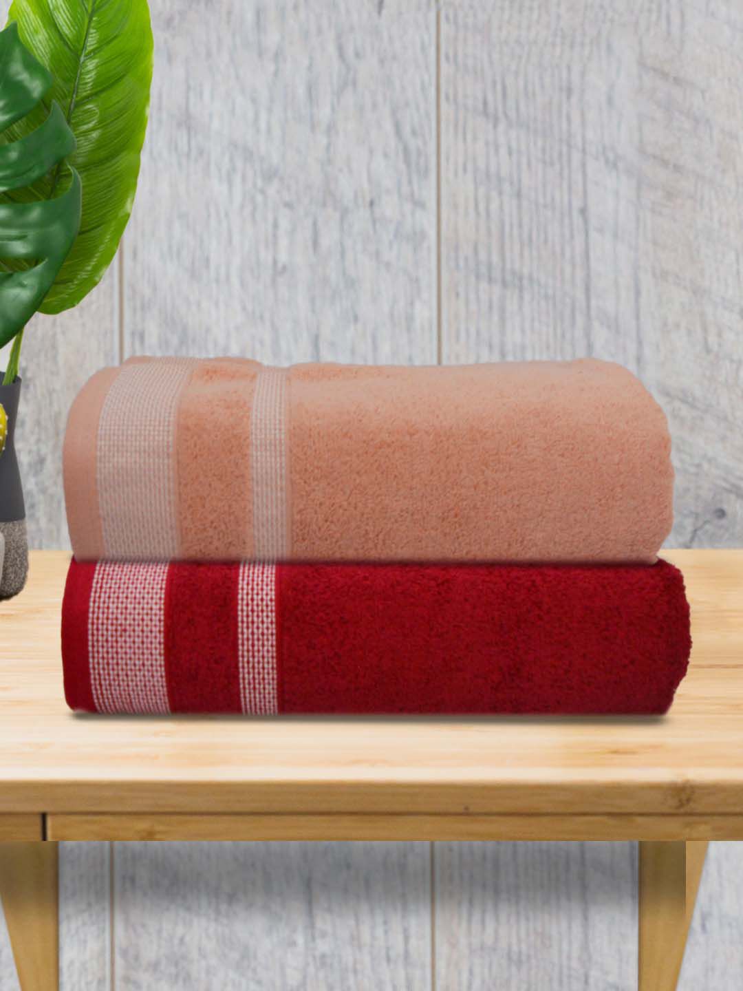 Athom Living 2 Pieces Cotton Bath Towels-image-42