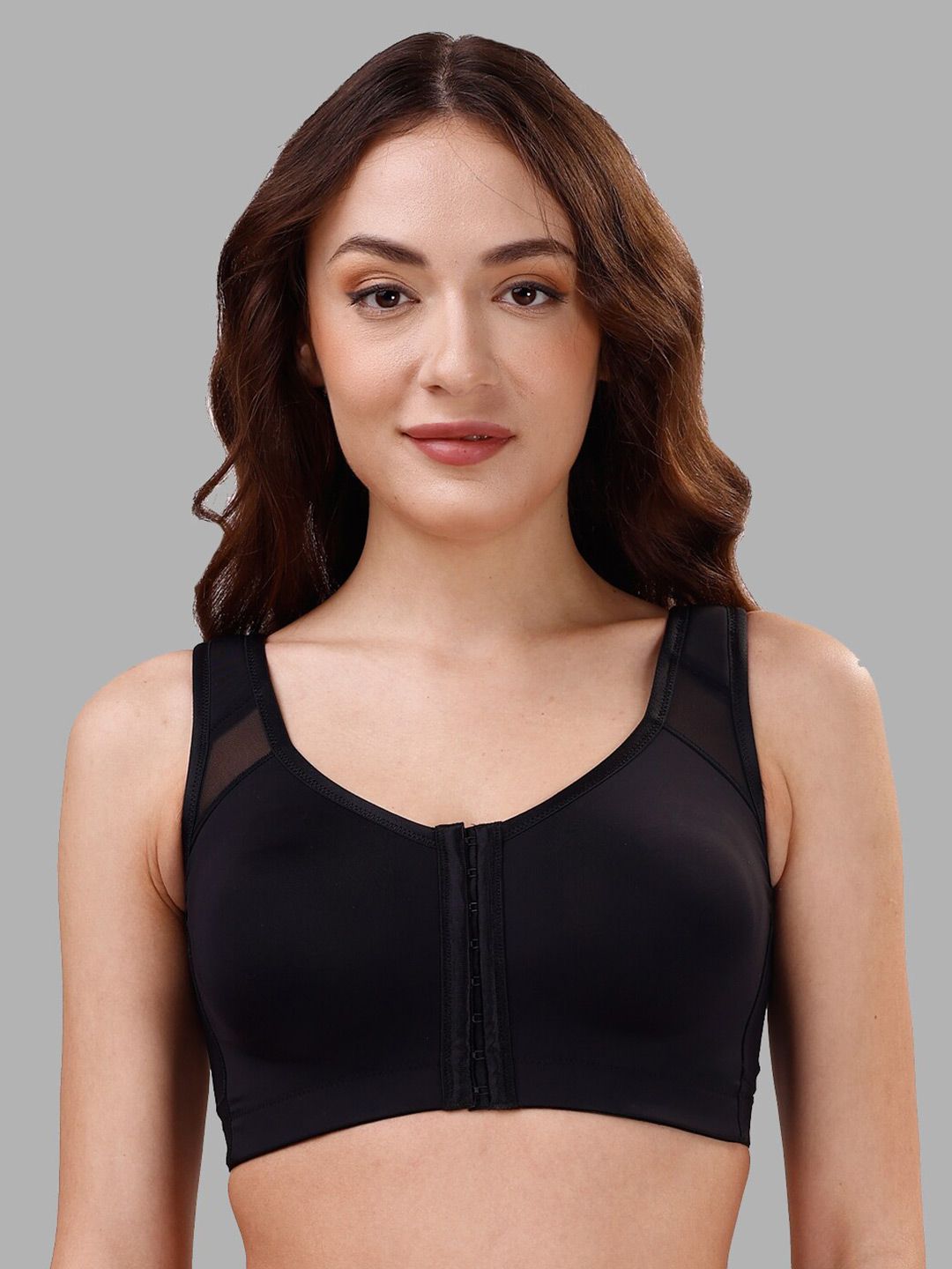 Soie Women Full Coverage Non Padded Non Wired Posture Correction Bra-picture-38