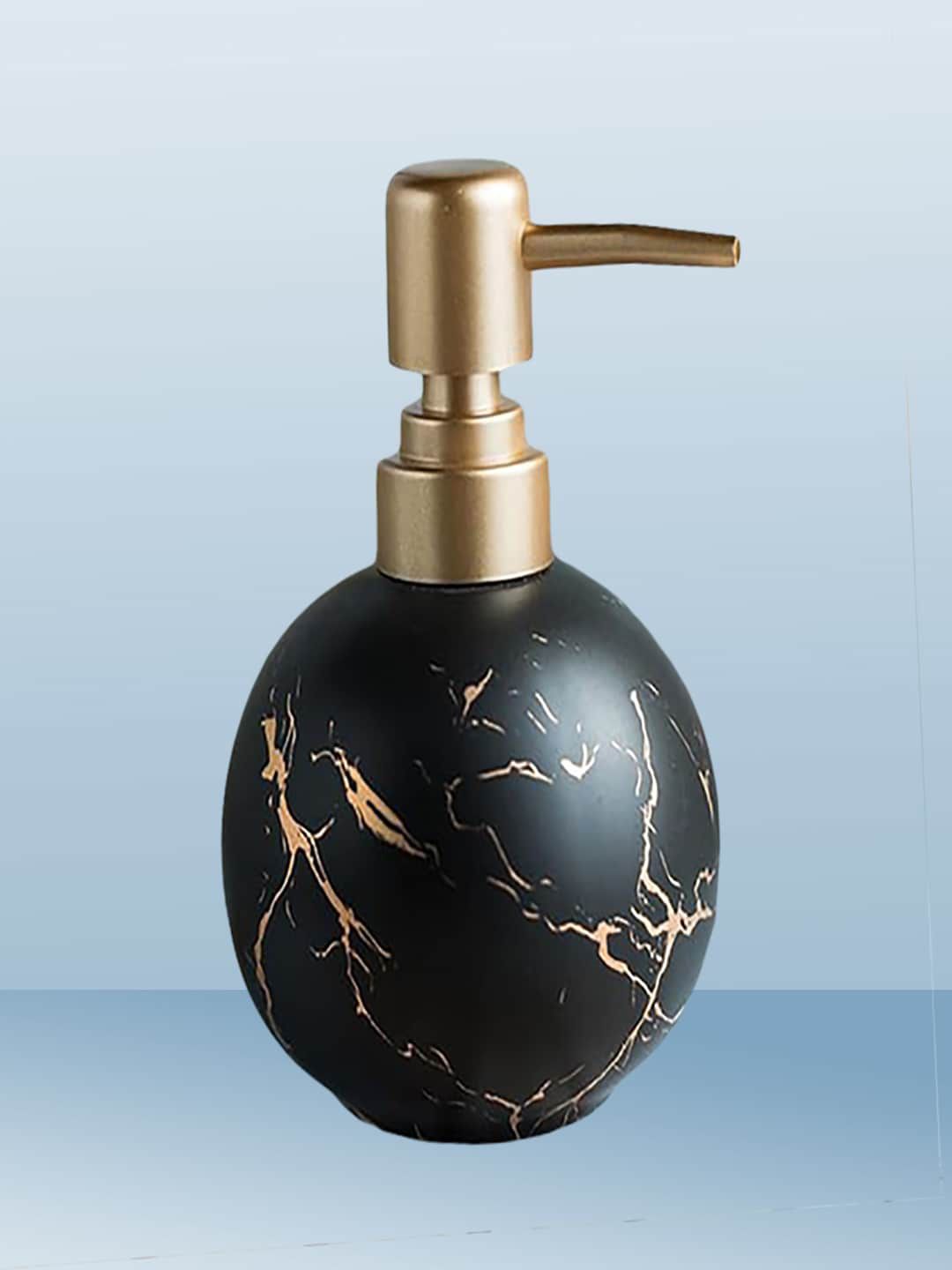 Kuber Industries Abstract Ceramic Liquid Soap Dispenser - 300 ml-image-35