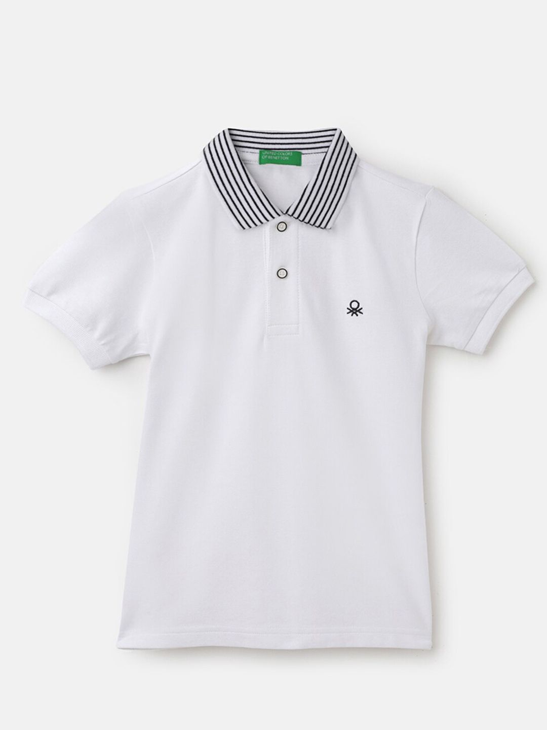 United Colors of Benetton Boys Polo Collar Pure Cotton T-shirt-image-6