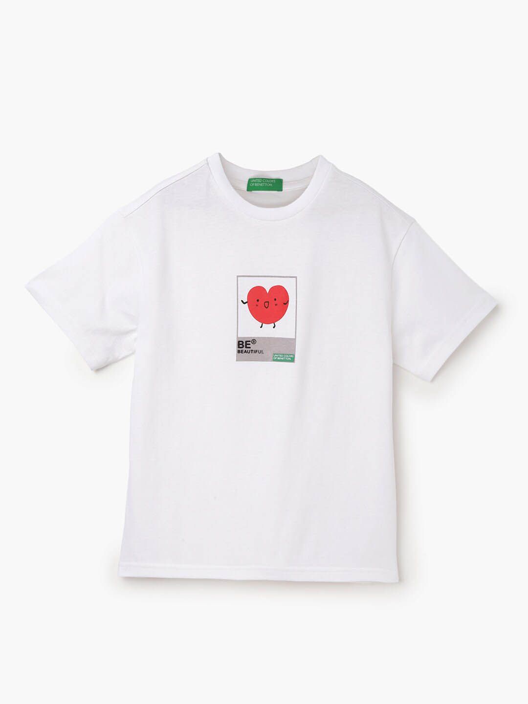 United Colors of Benetton Boys Graphic Printed Pure Cotton Boxy T-shirt-picture-53