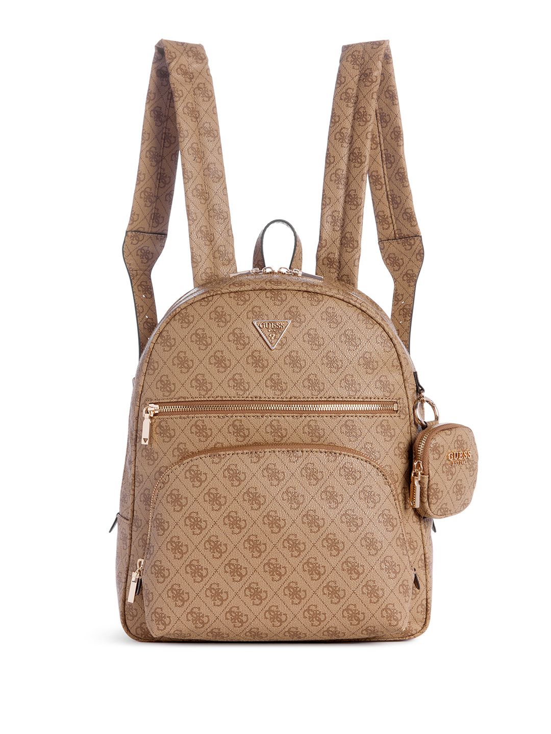 GUESS Women Brand Logo Printed Medium-Sized Backpack with Pouch 23L-picture-22