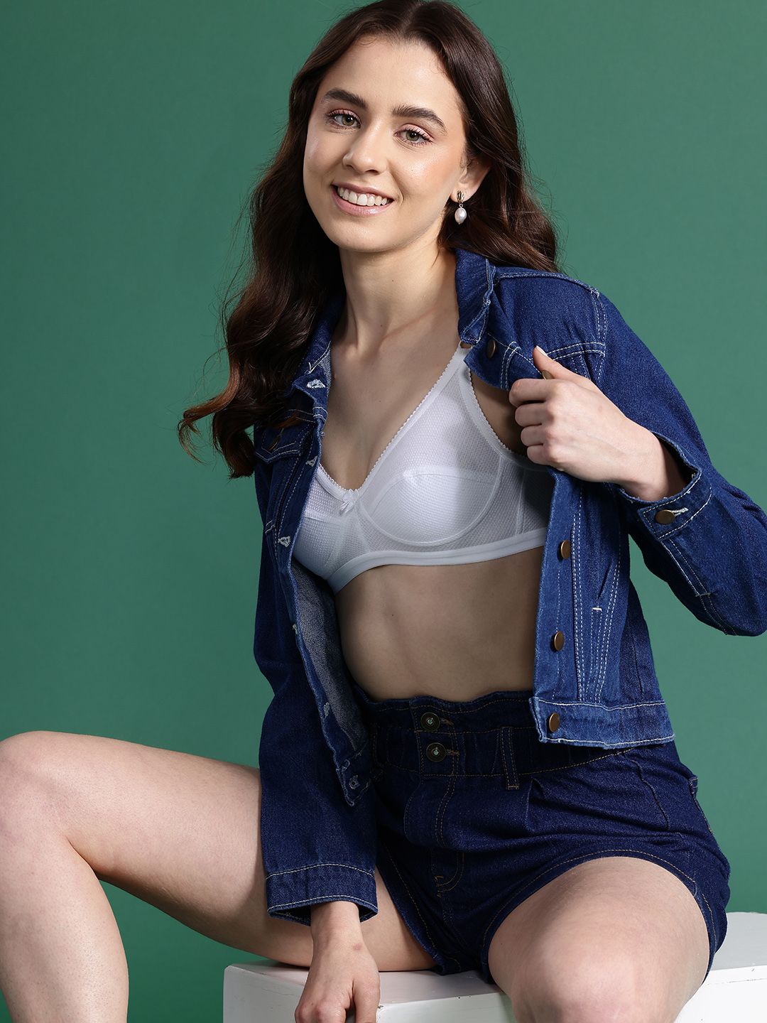 DressBerry Self Design Full Coverage Non Padded Bra-picture-54
