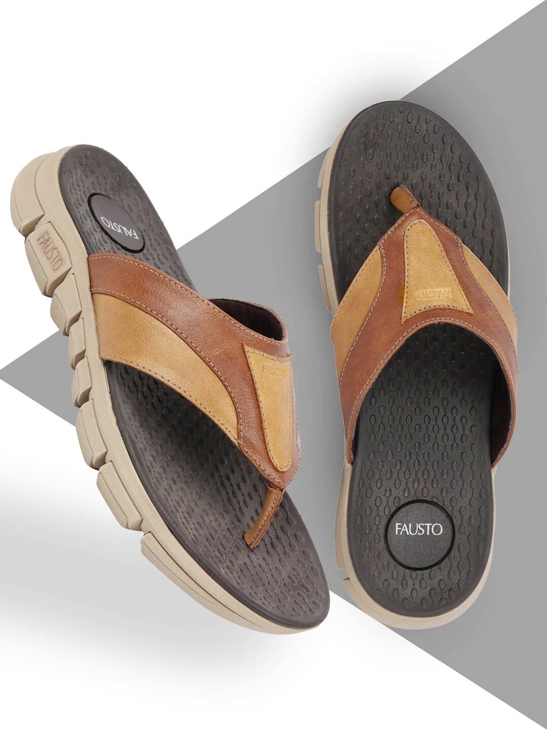 FAUSTO Men Thong Flip-Flops-picture-38