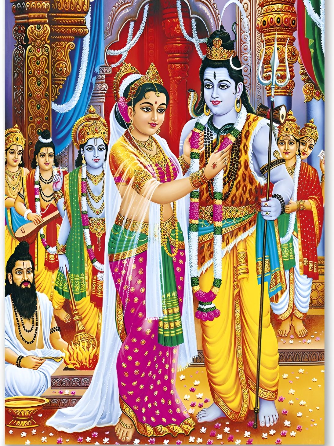 PnF Red & Gold toned Religious Wall Stickers-picture-28