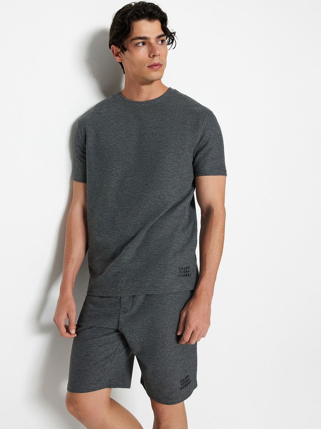 Trendyol Men Round Neck Night suit-picture-13