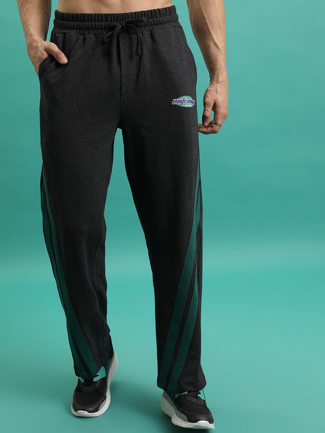 HIGHLANDER Men Relaxed Fit Training or Gym Track Pants-picture-20