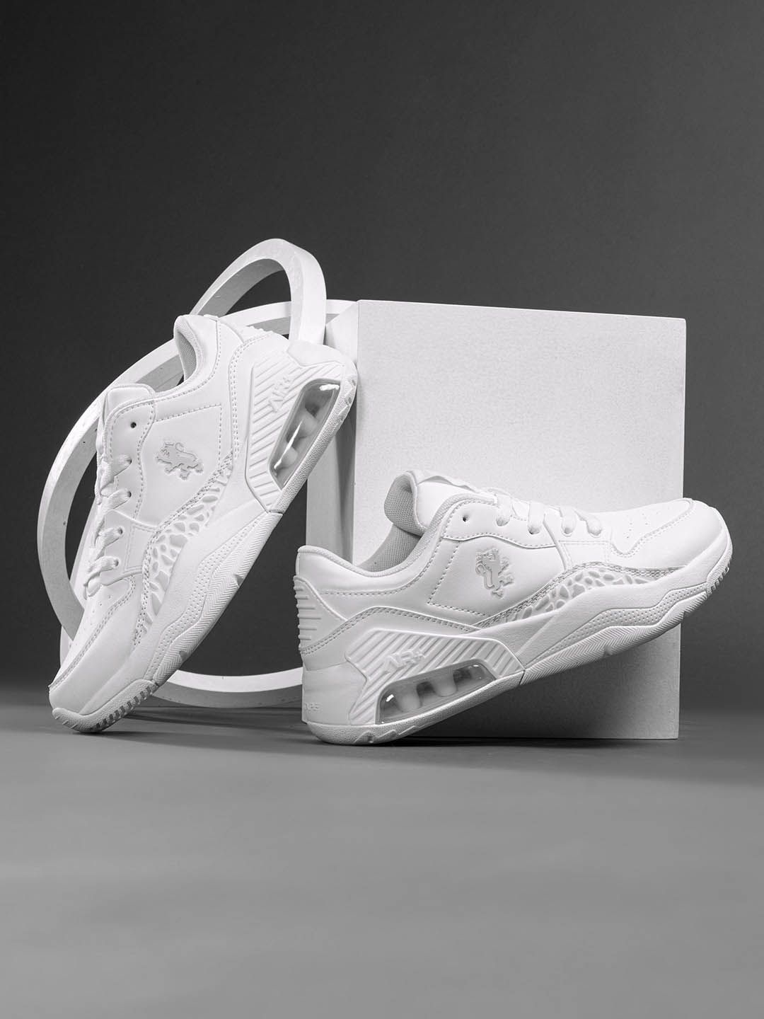Red Tape Men Perforations Lace Up Sneakers-image-3