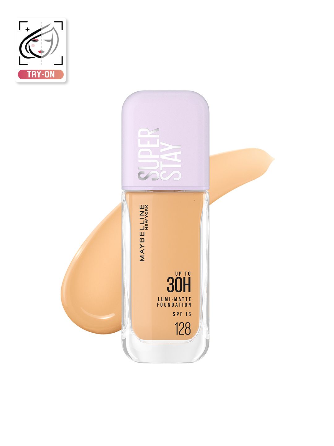 Maybelline New York 30H Longwear Super Stay Lumi-Matte Liquid Foundation 35ml - Shade 128