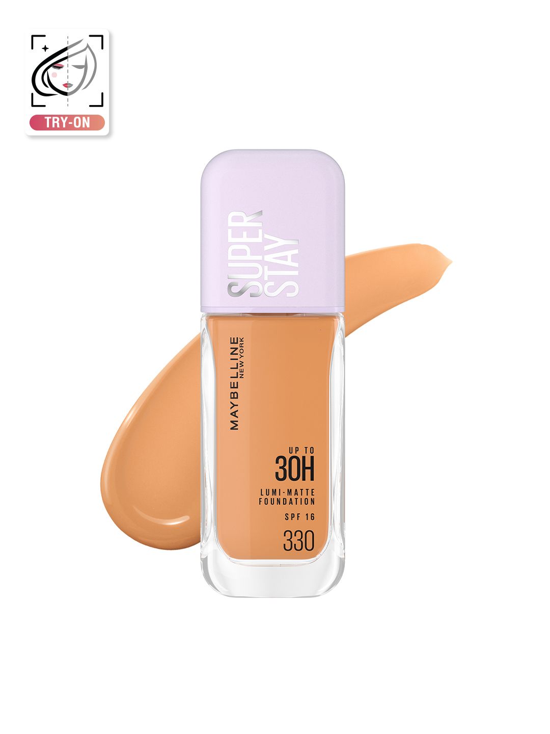 Maybelline New York 30H Longwear Super Stay Lumi-Matte Liquid Foundation 35ml - Shade 330