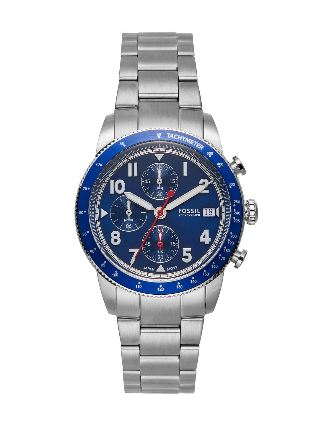 Fossil Men Sport Tourer Dial & Stainless Steel Strap Analogue Watch FS6047-picture-54
