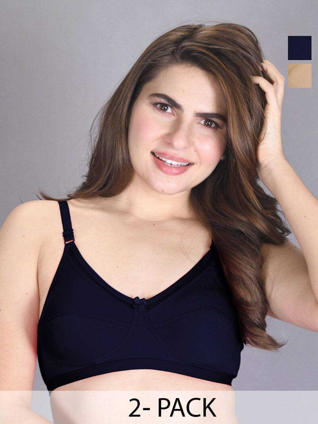 LUX VENUS Pack of 2 Full Coverage Everyday Cotton Bra with All Day Comfort-picture-24