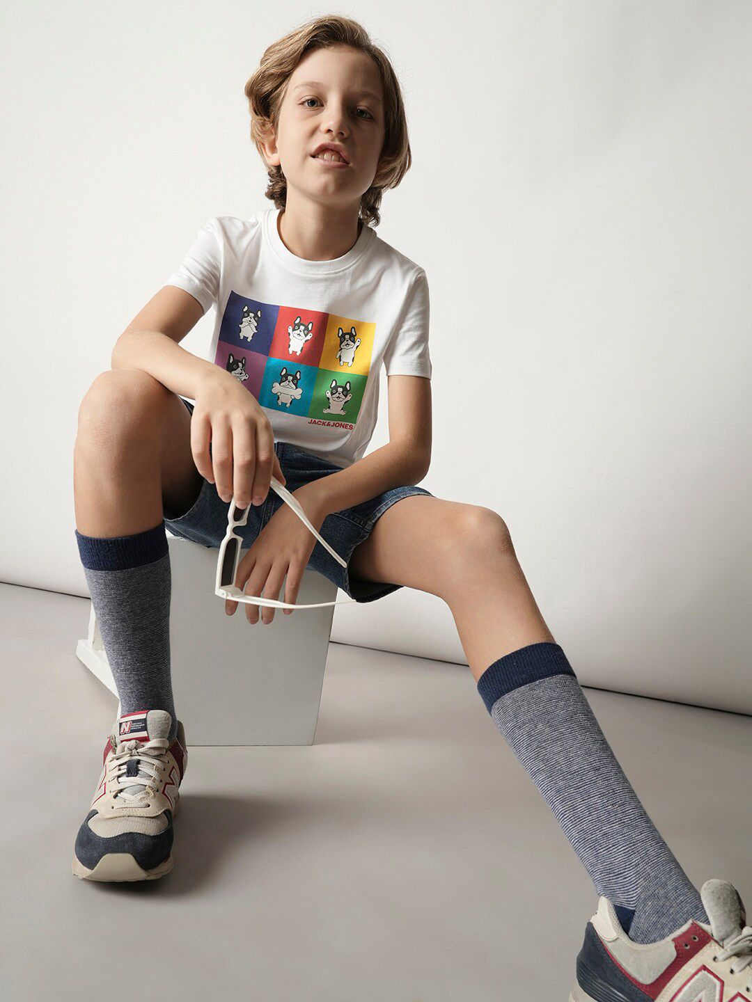 Jack & Jones Junior Boys Graphic Printed Pure Cotton T-shirt-picture-30