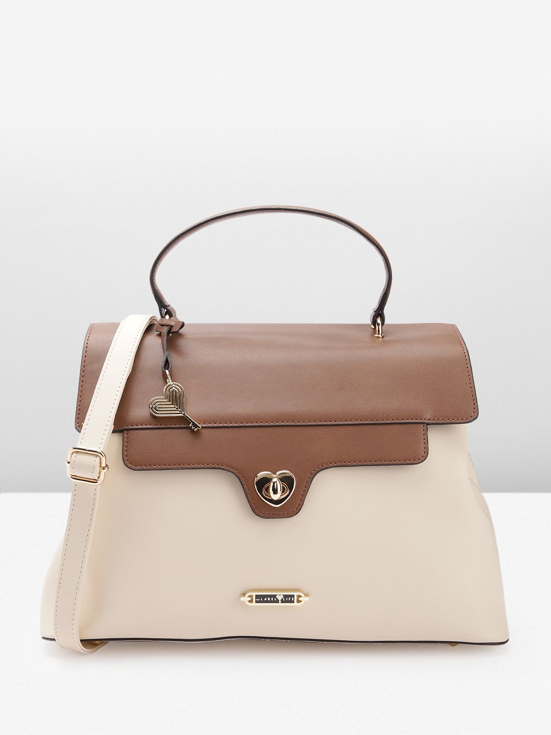 The Label Life Colourblocked Structured Satchel Bag-picture-37
