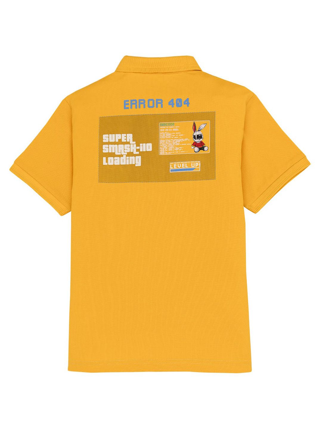 Status Quo Kids Typography Printed Polo Collar T-shirt-picture-30