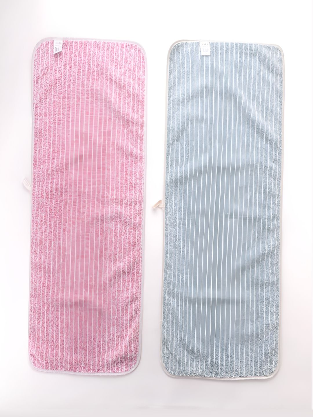 Kuber Industries Pink & Blue 2 Pieces Striped 280 GSM Hand Towels-picture-38