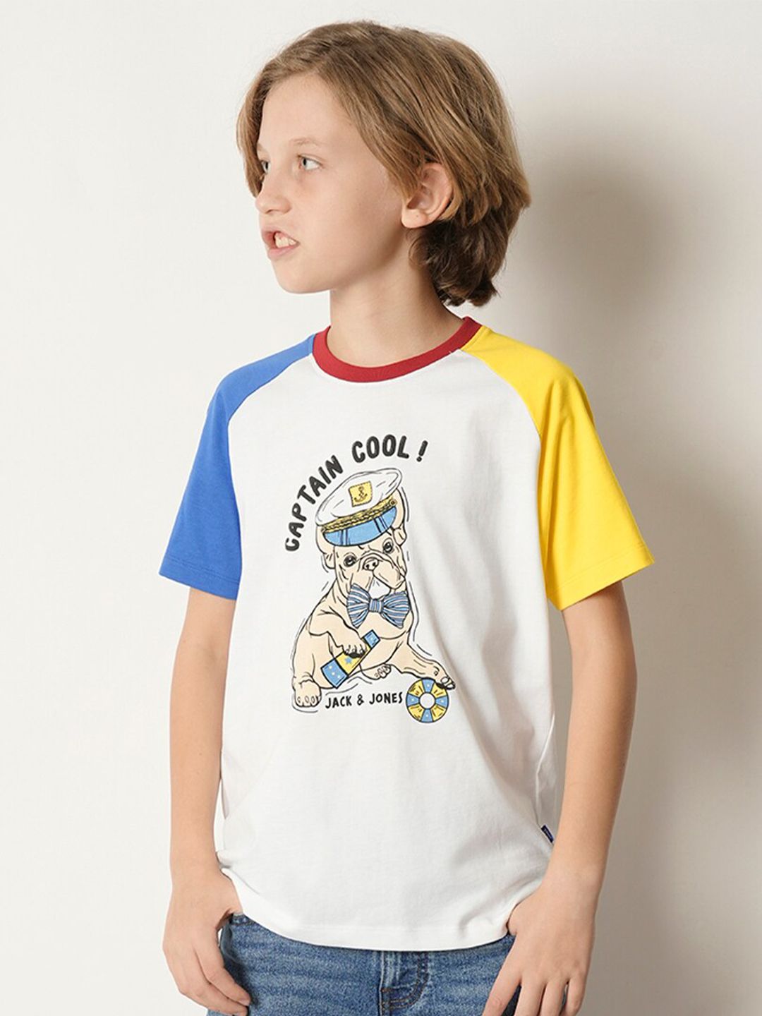 Jack & Jones Junior Boys Graphic Printed Pure Cotton T-shirt-picture-18