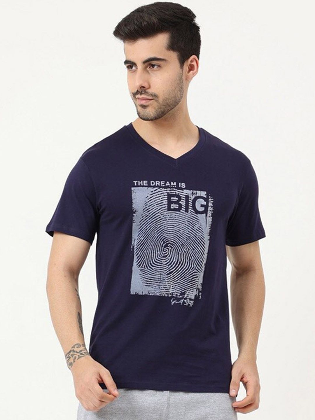 Masculino Latino Graphic Printed Pure Cotton Night suit-picture-18