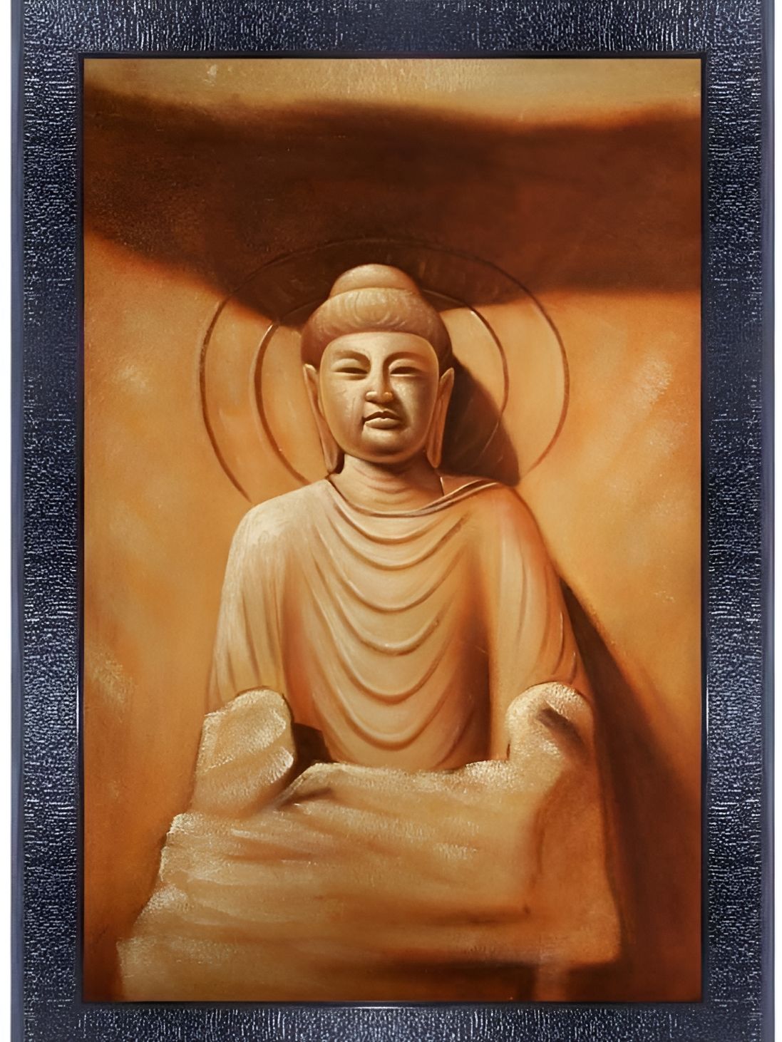 PnF Black & Orange Glass Religious Wall Art-picture-34