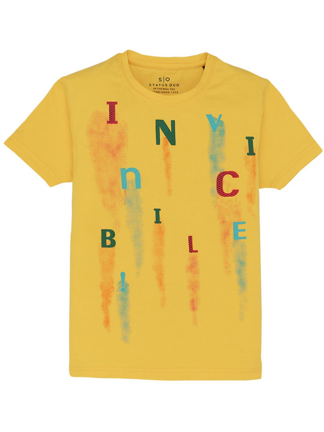 Status Quo Boys Typography Printed T-shirt-picture-21