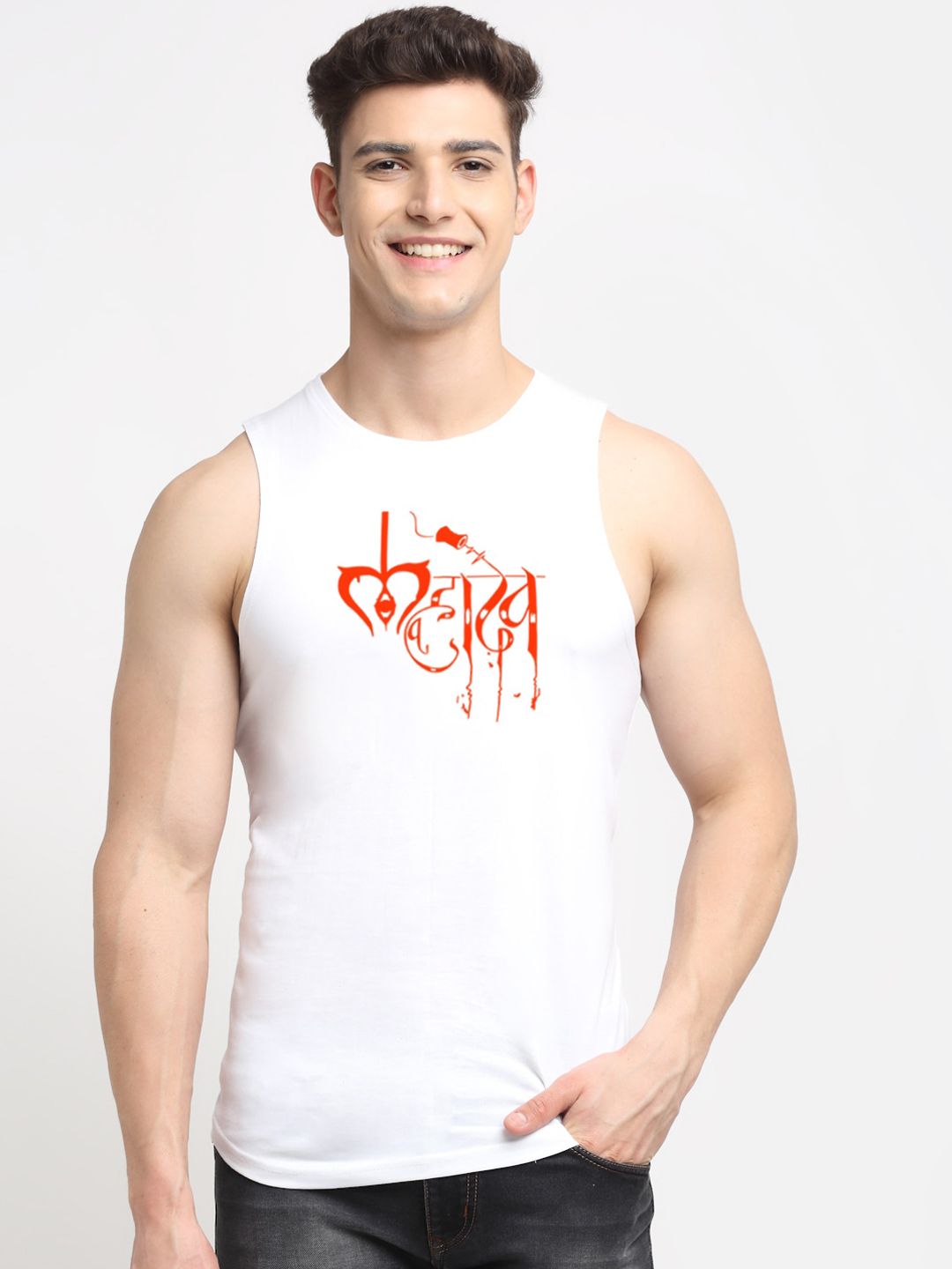 Friskers Typography Printed Pure Cotton Innerwear Vests-picture-47