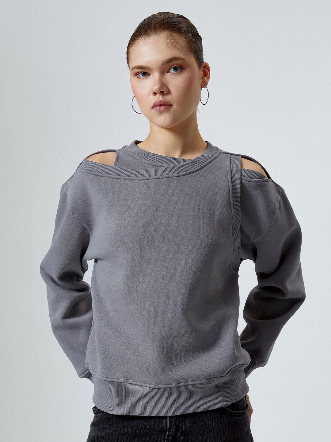 Koton Round Neck Sweatshirt-picture-30