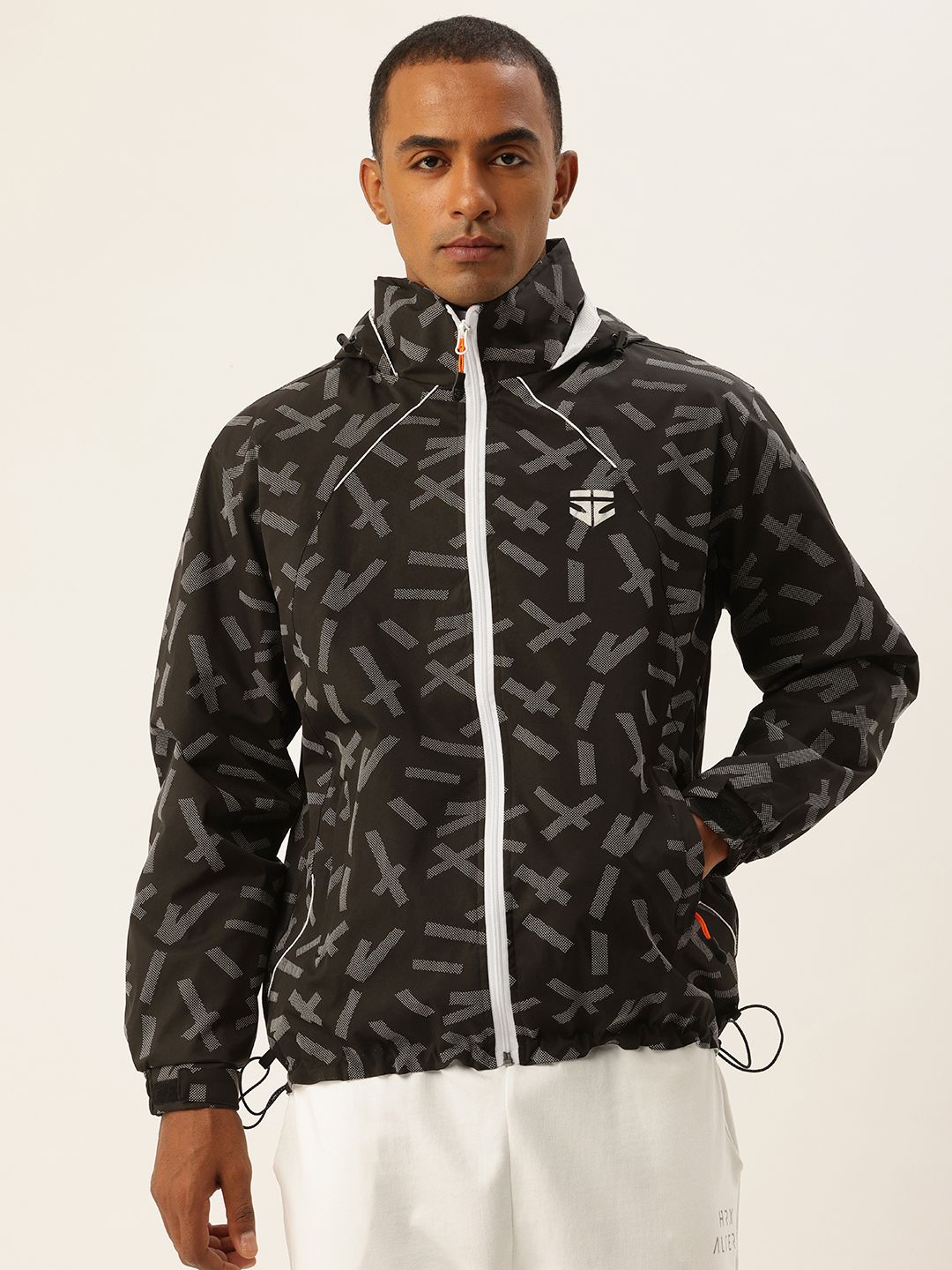 Sports52 wear Printed Hooded Rain Jacket-picture-22