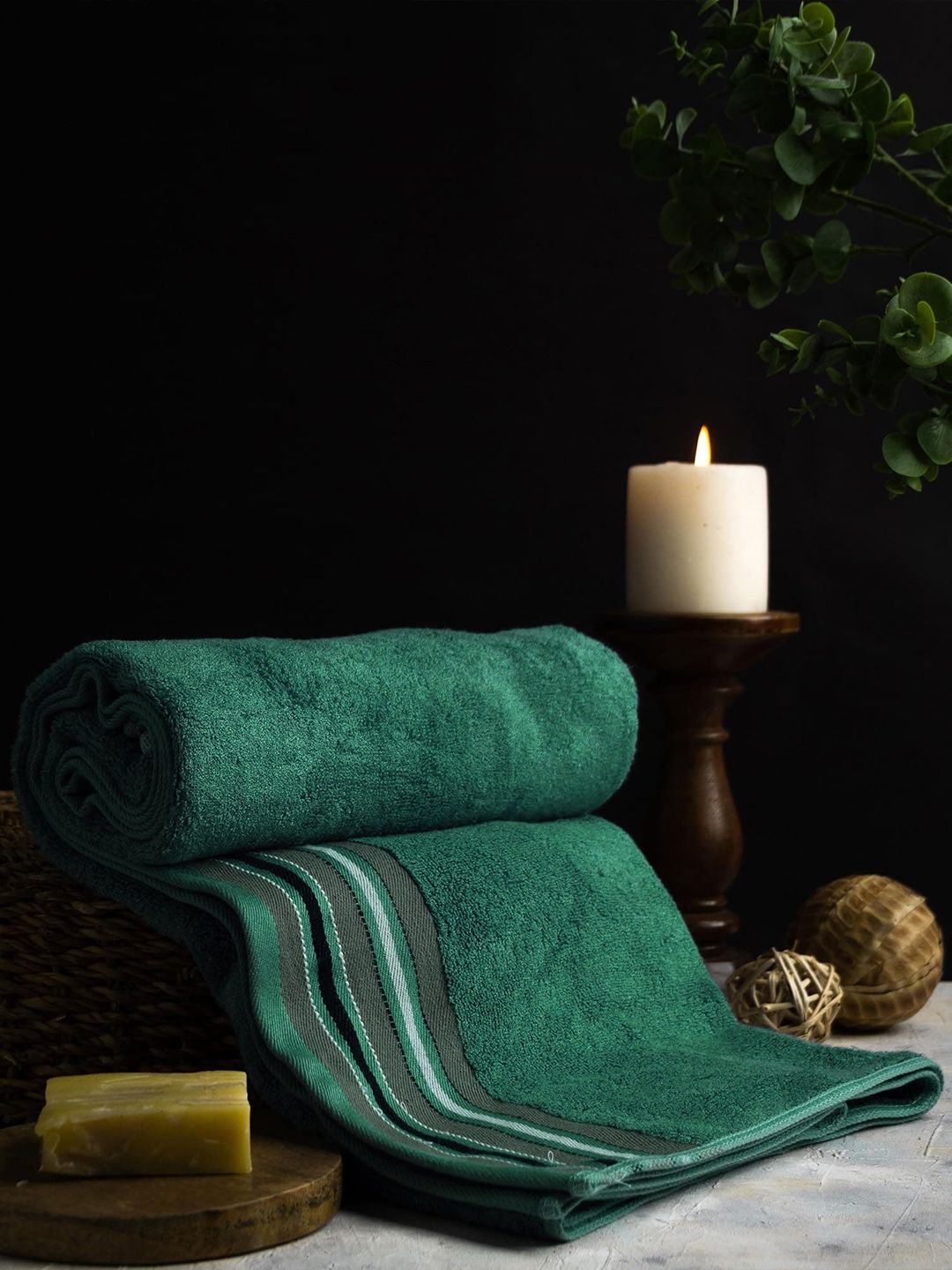 MUSH Green Multi Bath Towels-image-2