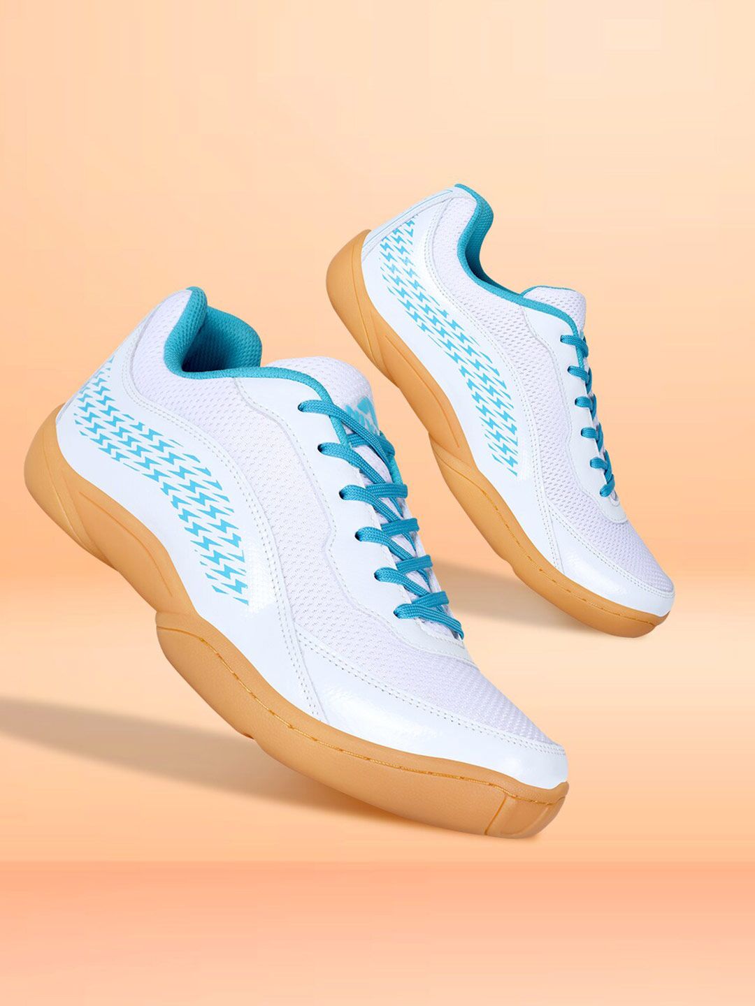 NIVIA Men White FLASH 2.0 -2024 Regular Badminton Marking Shoes-picture-21