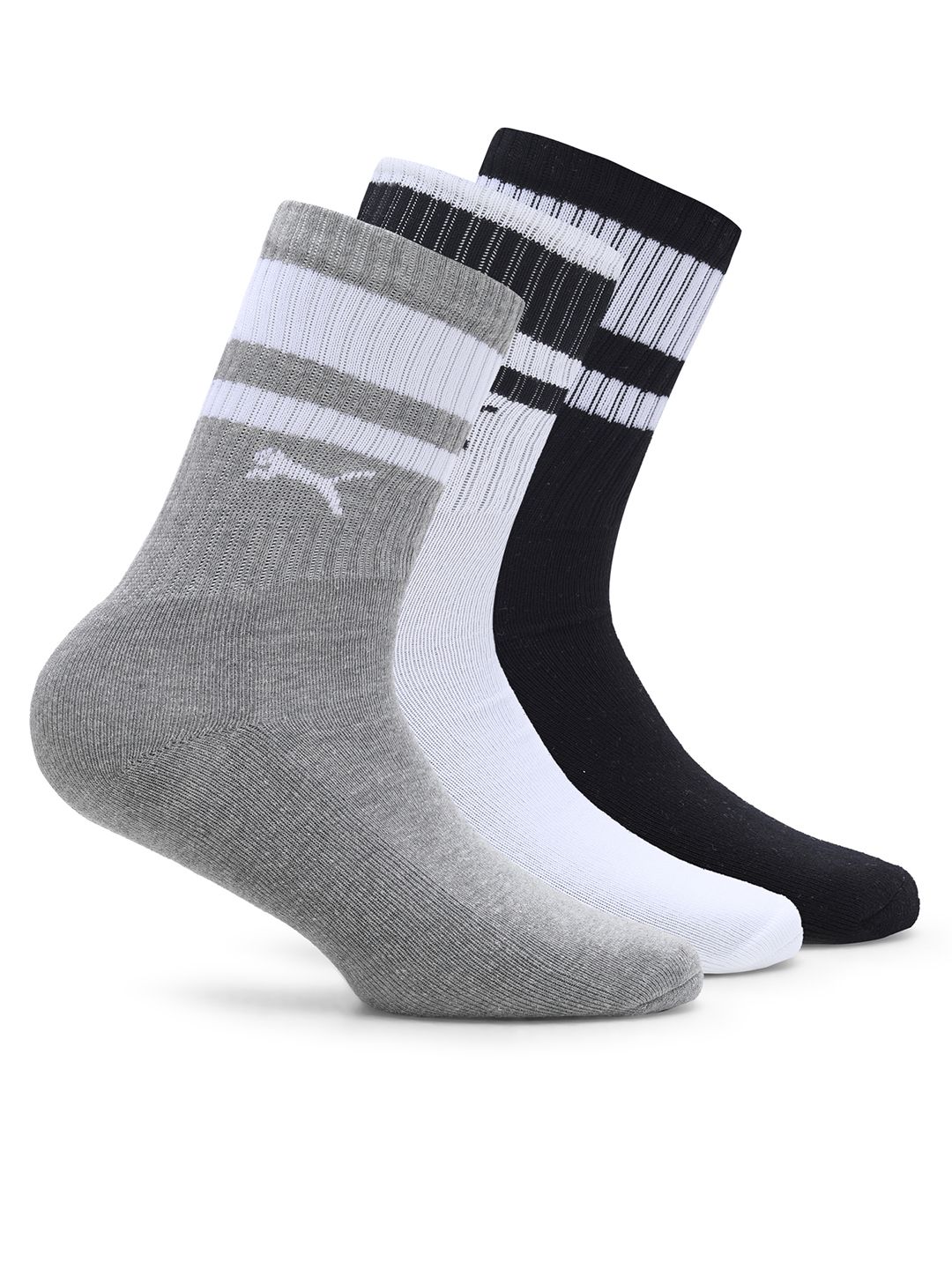 Puma Pack Of 3 Crew-Length Socks-image-3