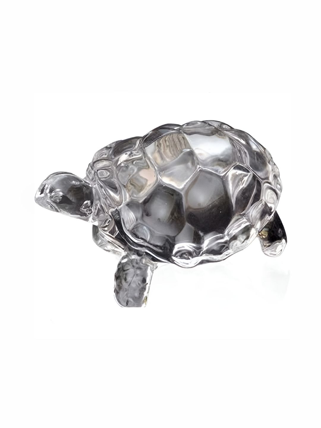 Navyaksh White Glass Tortoise Showpiece-image-14