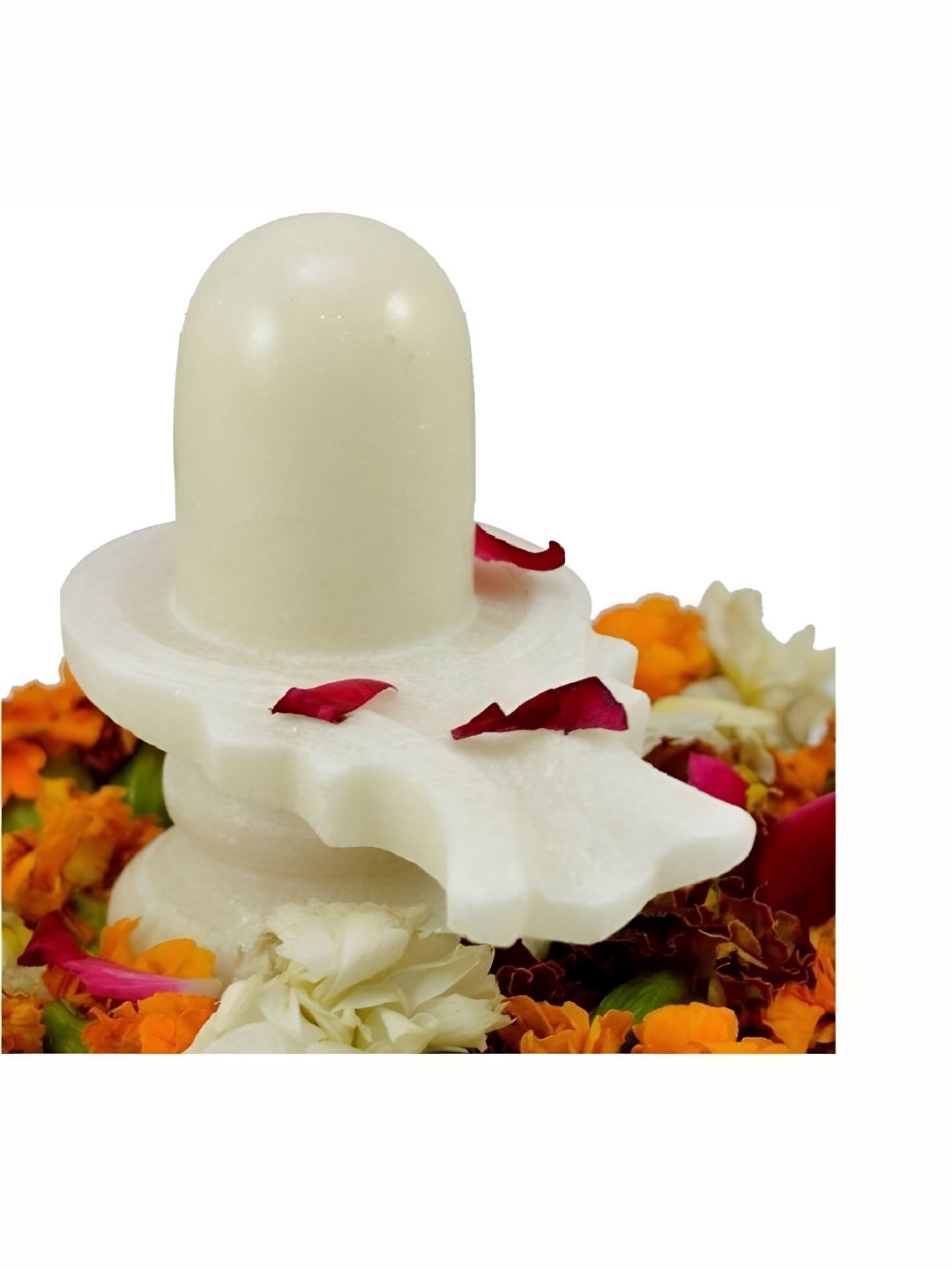 Navyaksh White Marble Shiva Lingam Showpiece-picture-21
