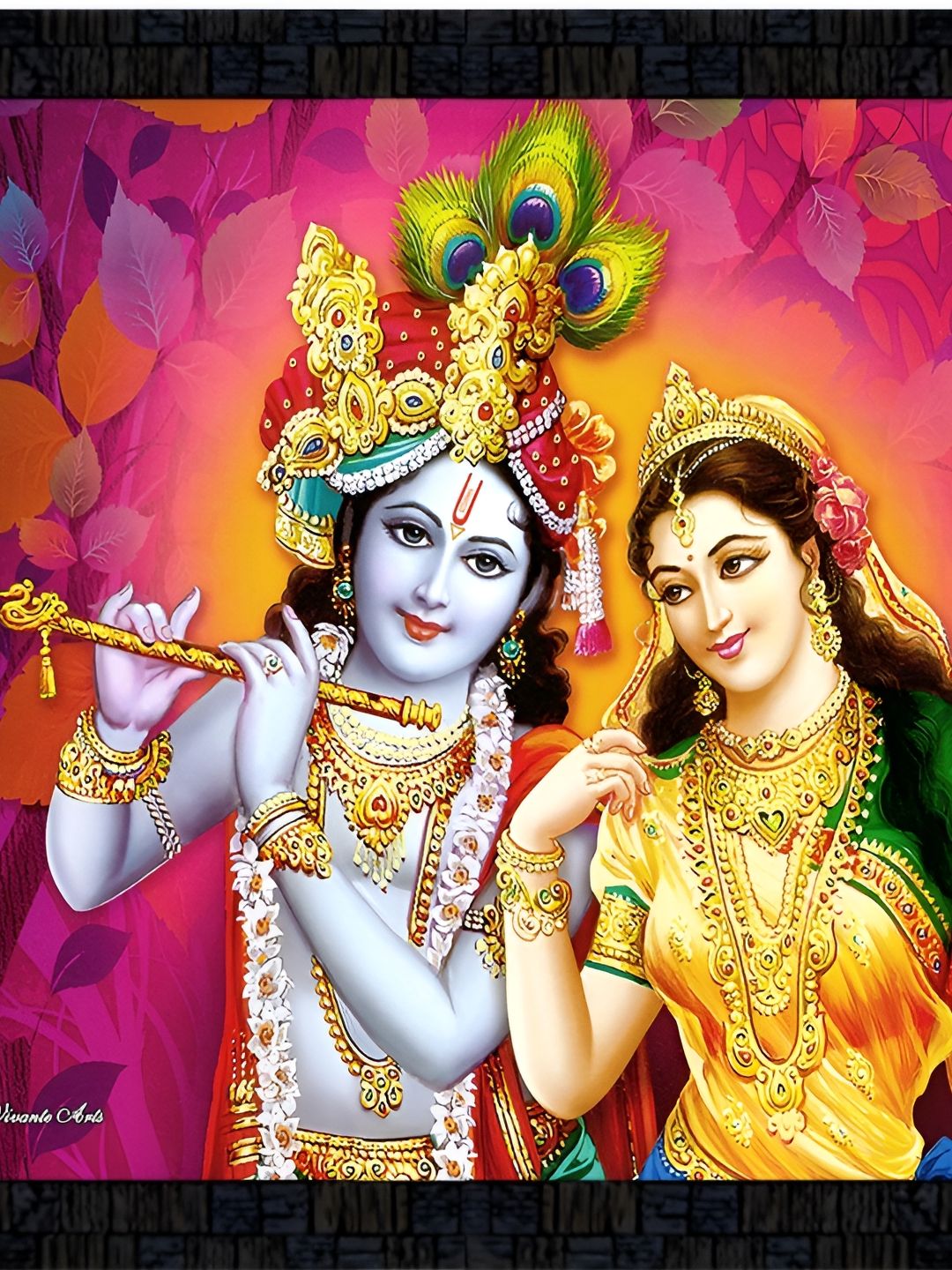 PnF Black & Purple Wooden Religious Printed Wall Art-picture-16