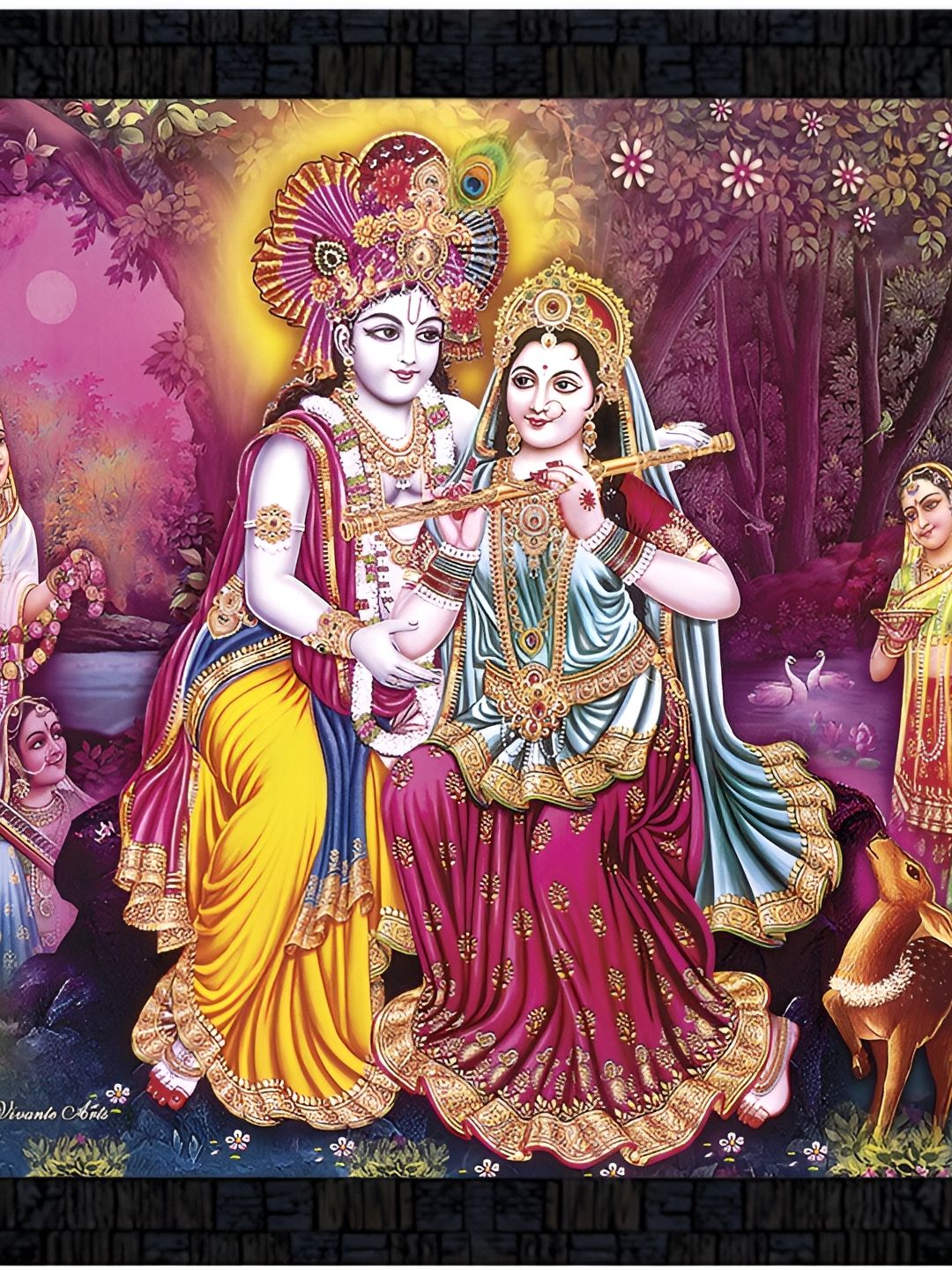 PnF Black & Purple Wooden Religious Printed Wall Art-picture-18