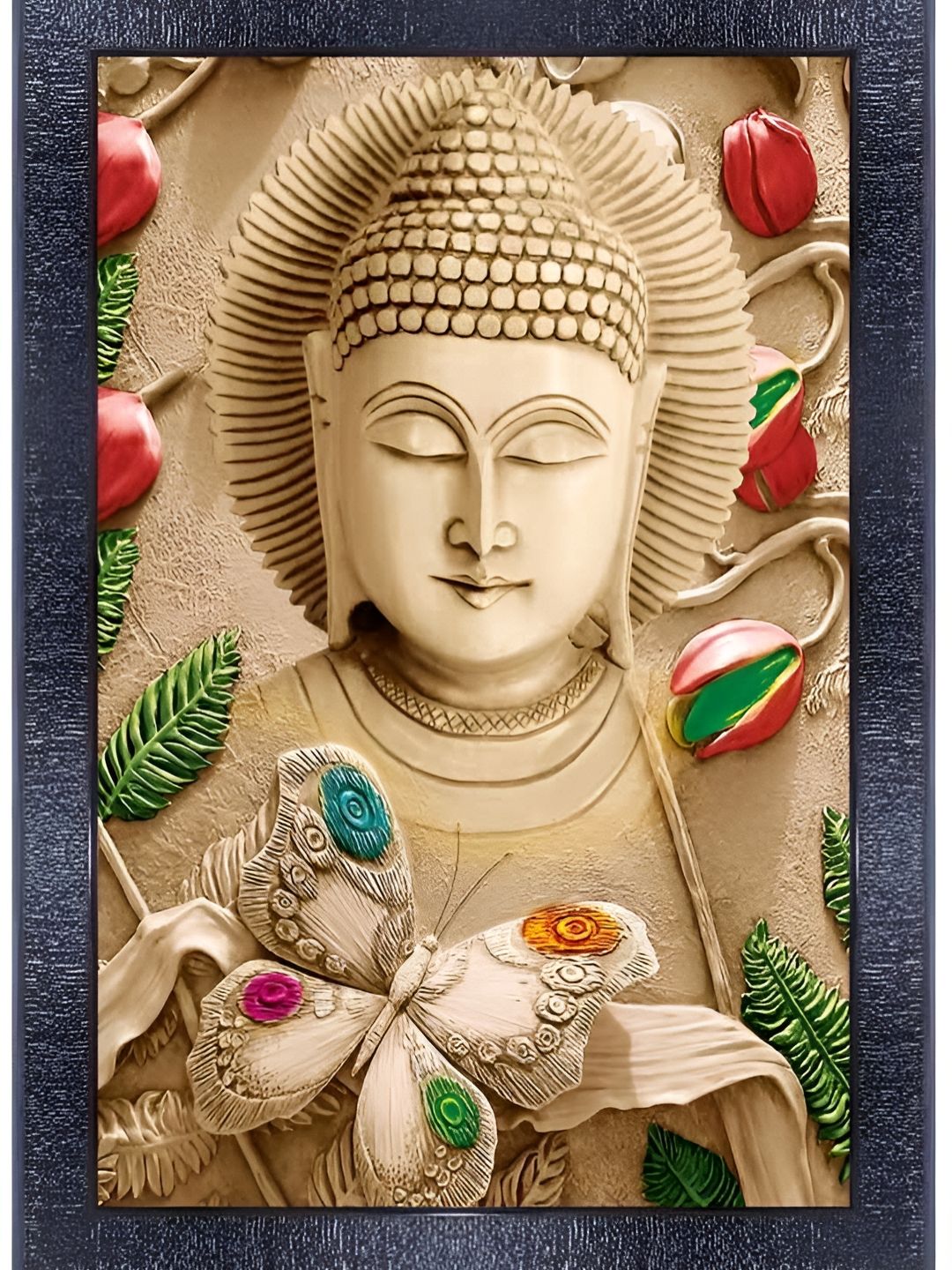 PnF Black & Red Religious Wall Painting-picture-18