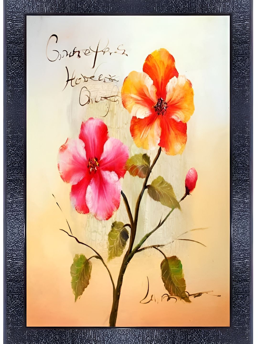 PnF Black & Cream Wooden Painting Wall Art-picture-17