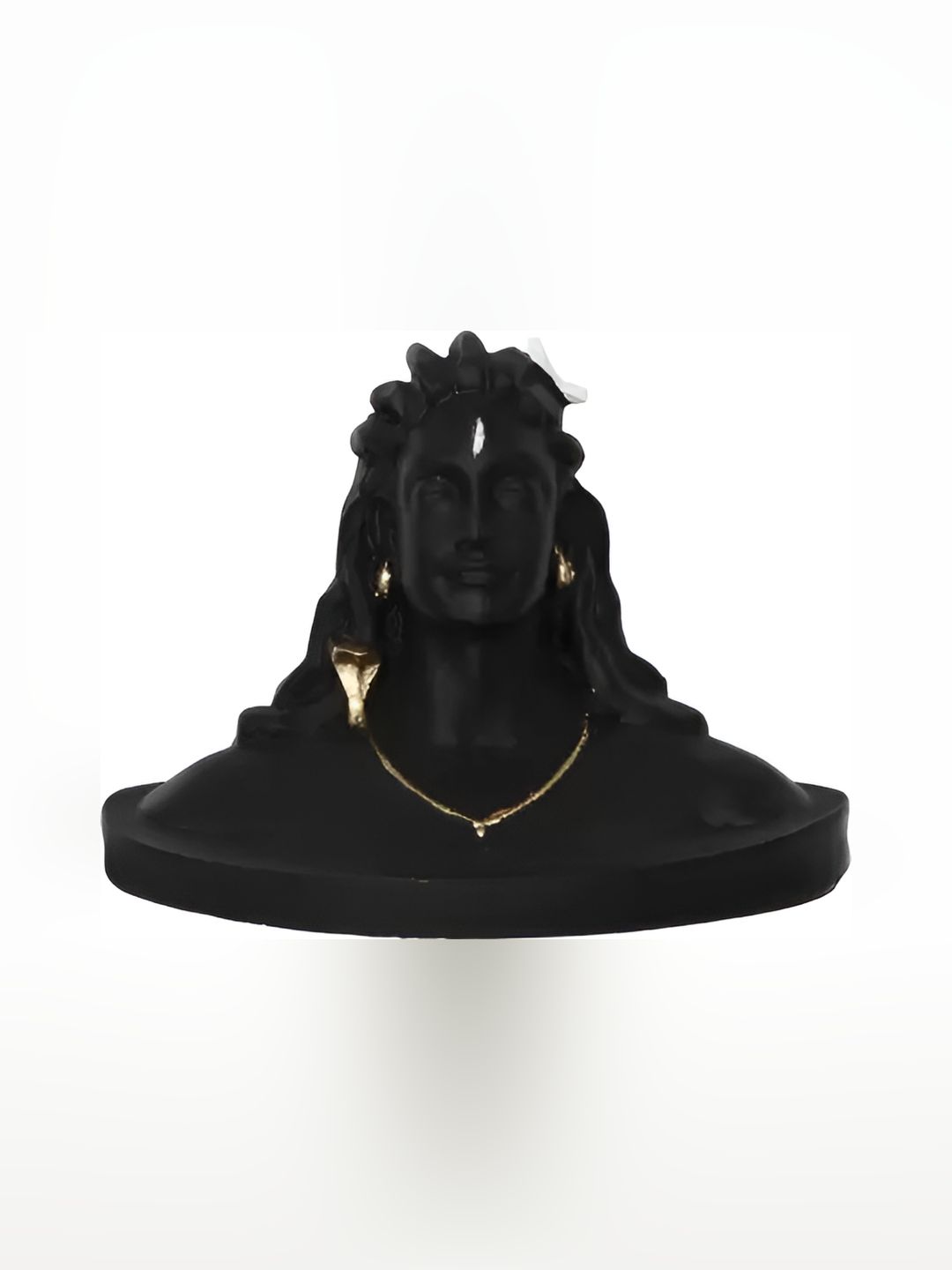 Navyaksh Black & Gold Toned Adiyogi Shiva Religious Idol Showpiece-picture-21