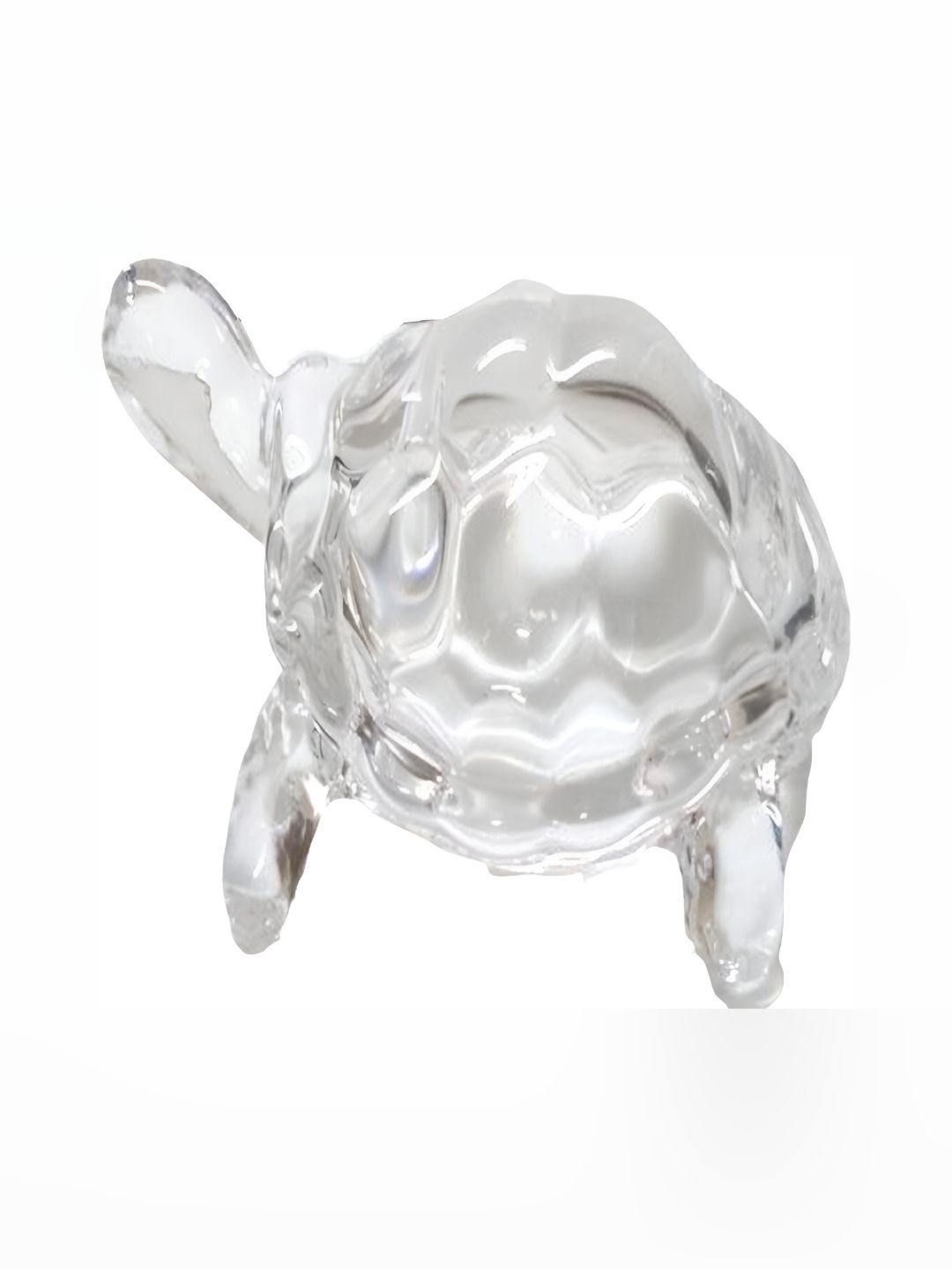 Navyaksh White Glass Tortoise Showpiece-image-46