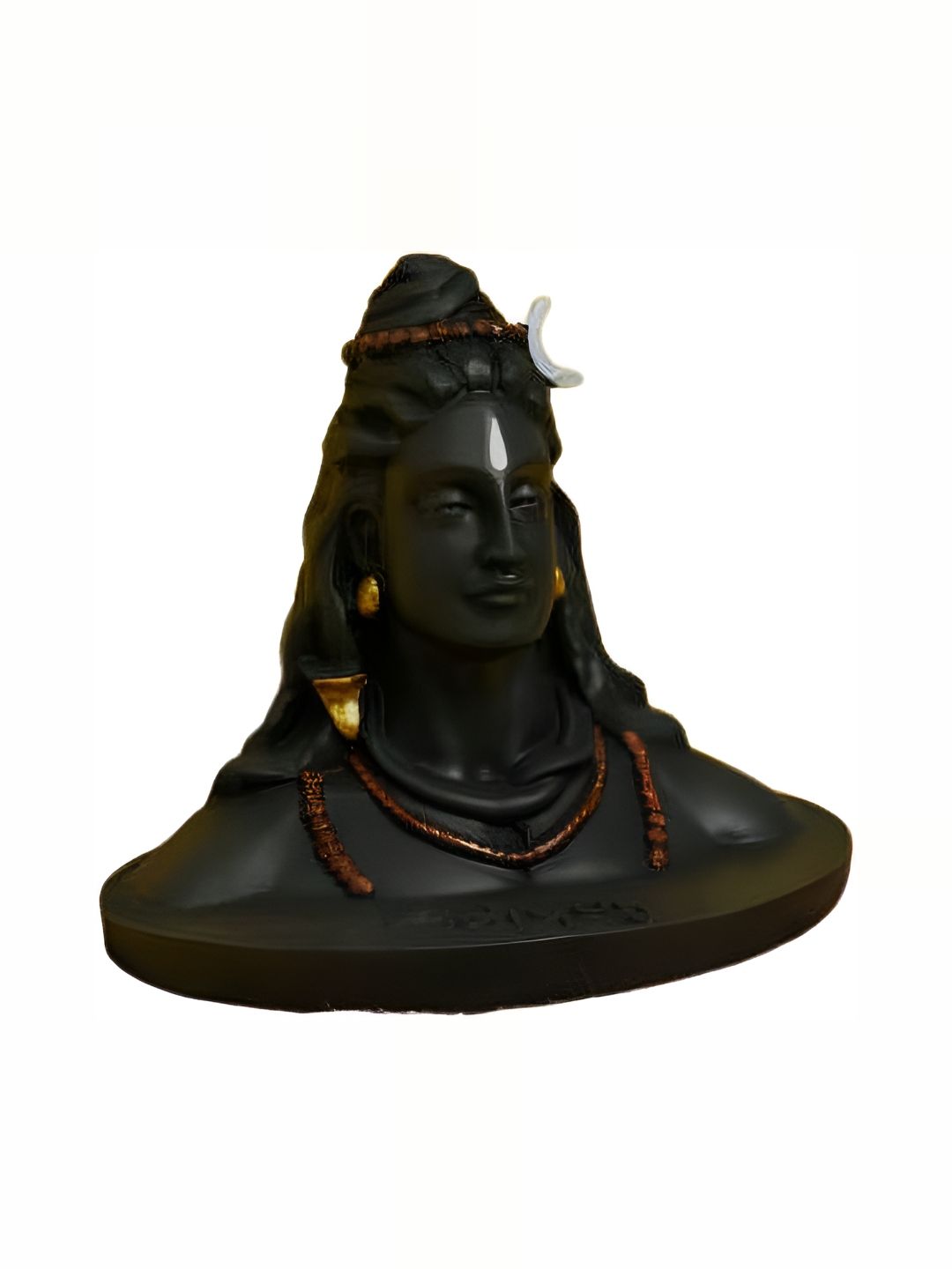 Navyaksh Black & Gold Toned Adiyogi Shiva Religious Idol Showpiece-picture-19