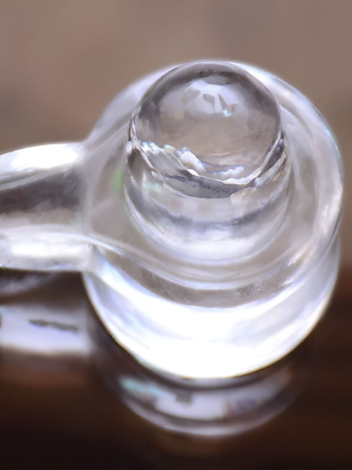 Navyaksh White Glass Shiv Ling Showpiece-image-39