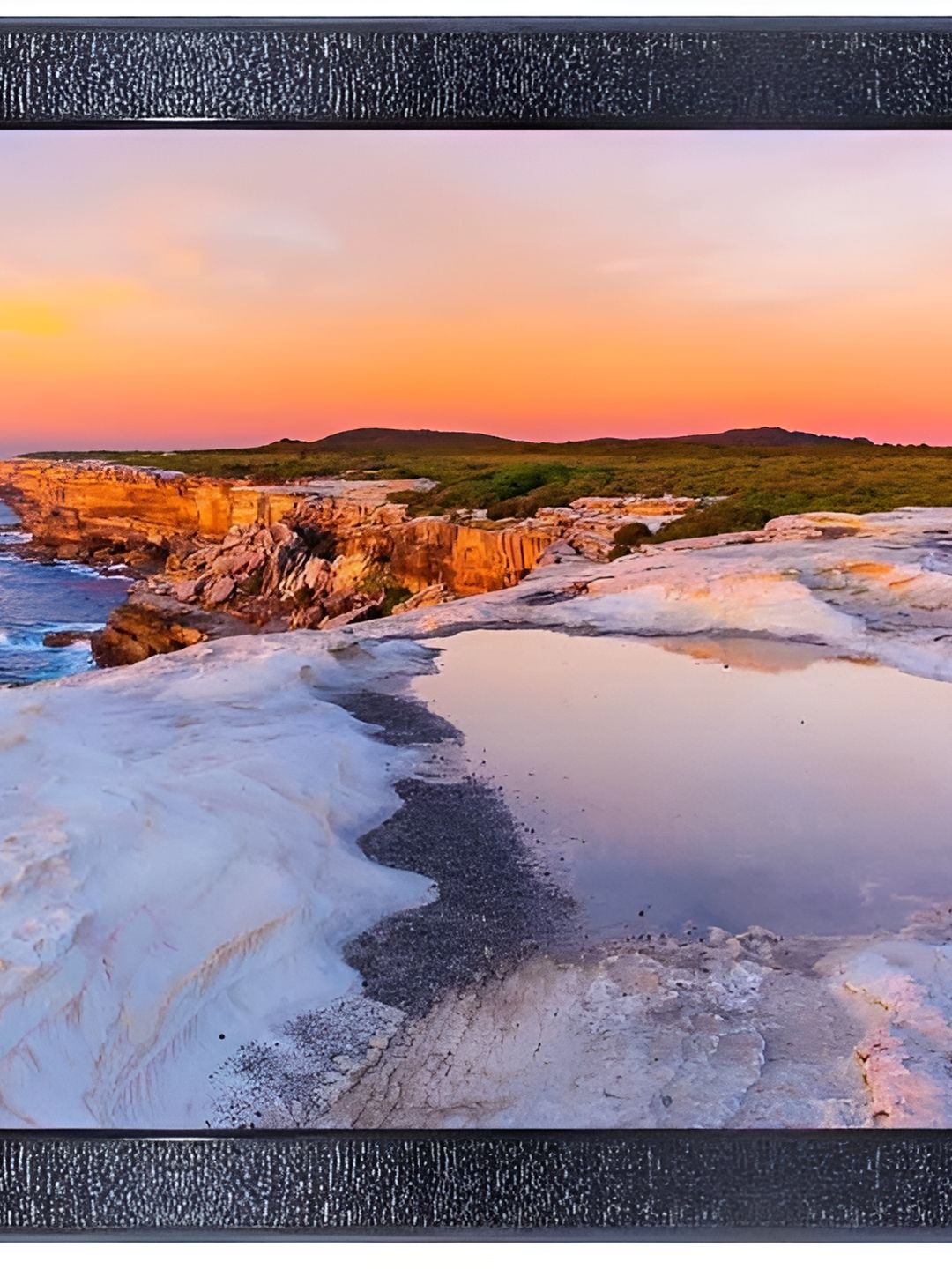 PnF Black & Purple Wooden Painting Wall Art-picture-30