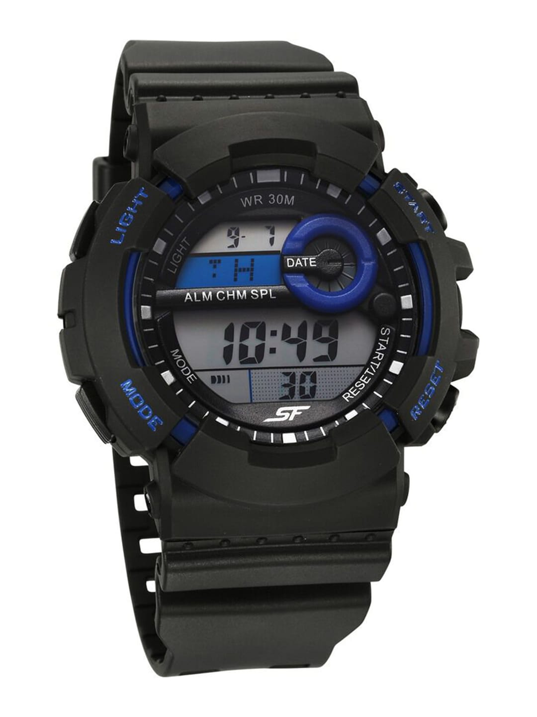 Sonata Men Textured Straps Digital Automatic Watch 77130PP03W