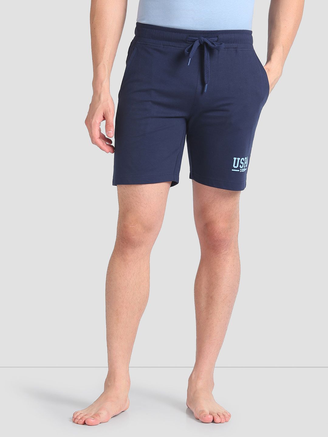 U.S. Polo Assn. Men Mid-Rise Relaxed Fit Regular Shorts