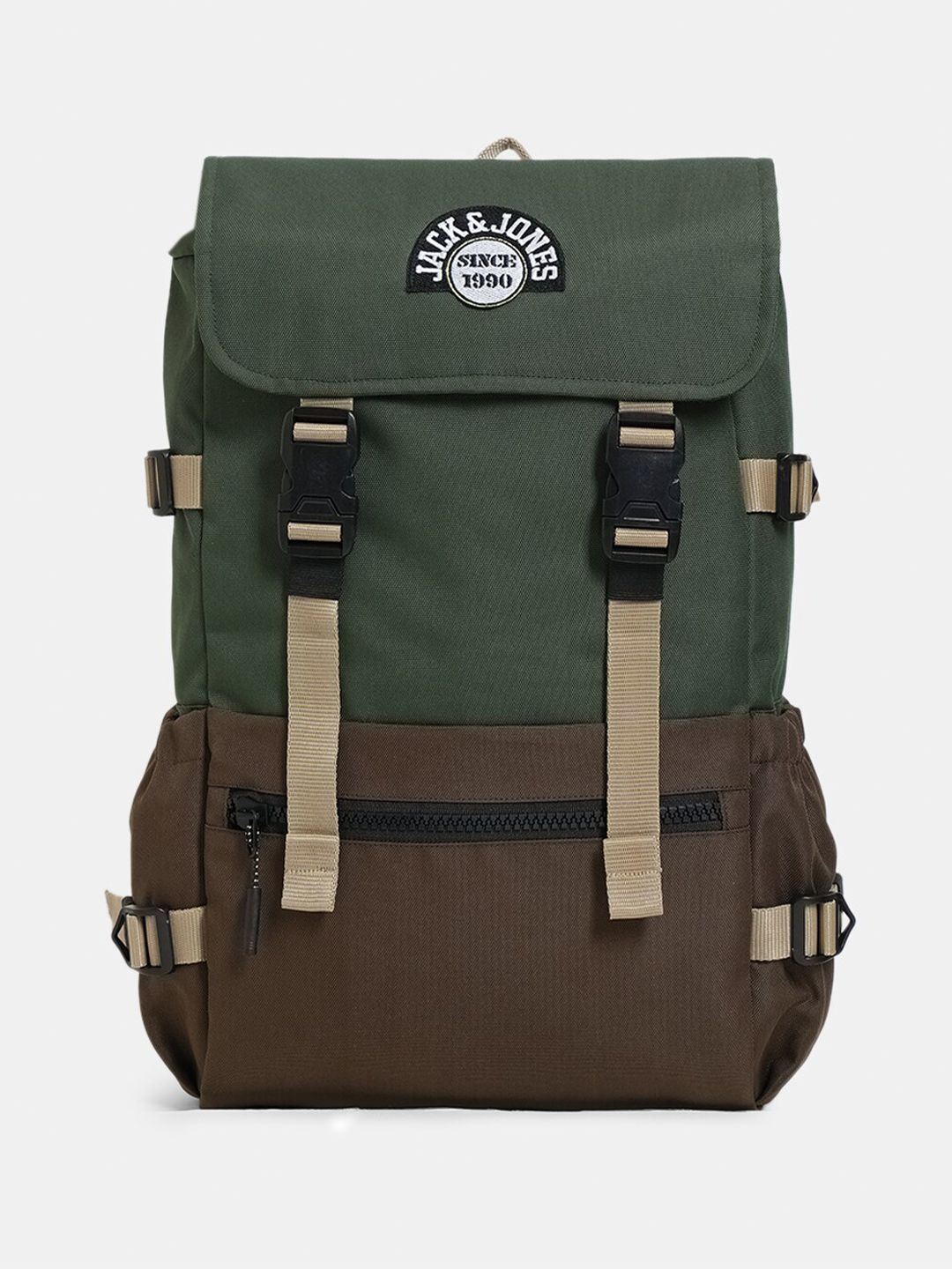 Jack & Jones Colourblocked Ergonomic Backpack-image-5