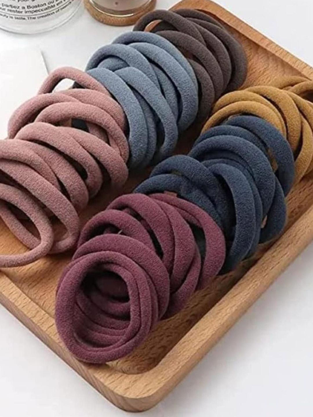 DN Creation Women Set of 30 Assorted Ponytail Holders