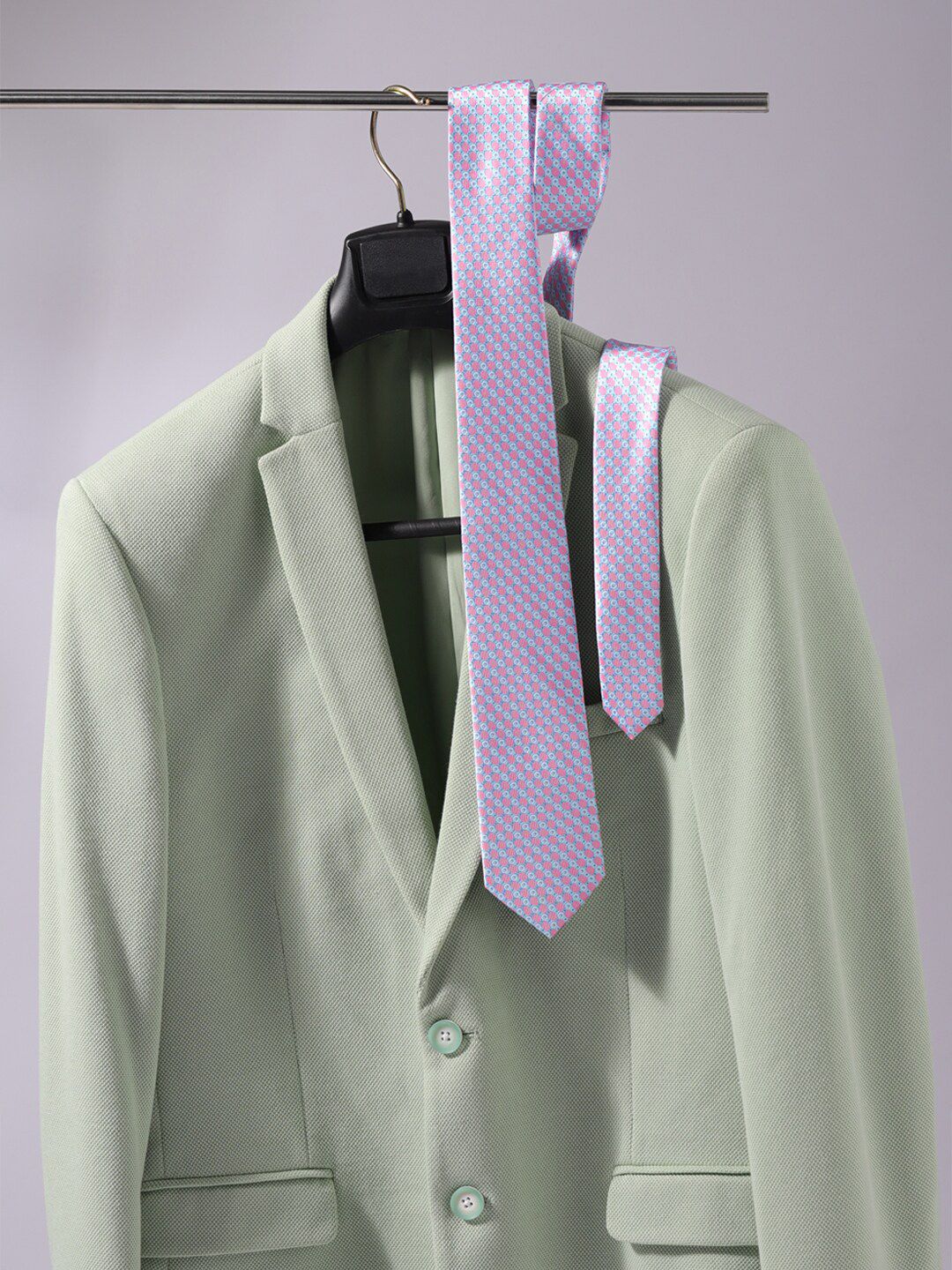Louis Philippe Men Woven Design Broad Tie-picture-30