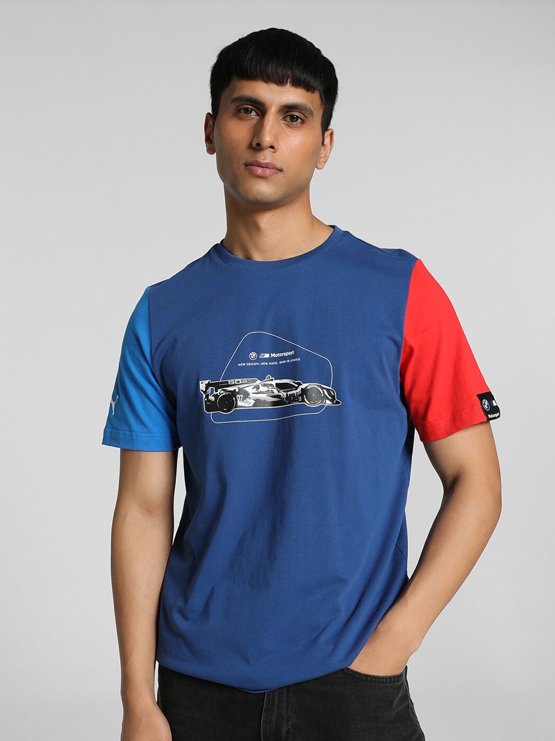 PUMA Motorsport BMW M Graphic Printed Cotton T-shirt-picture-26