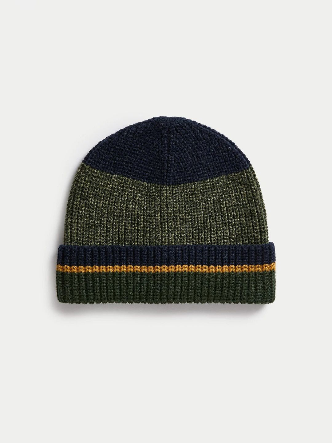 Marks & Spencer Men Colourblocked Acrylic Beanie Cap-picture-53