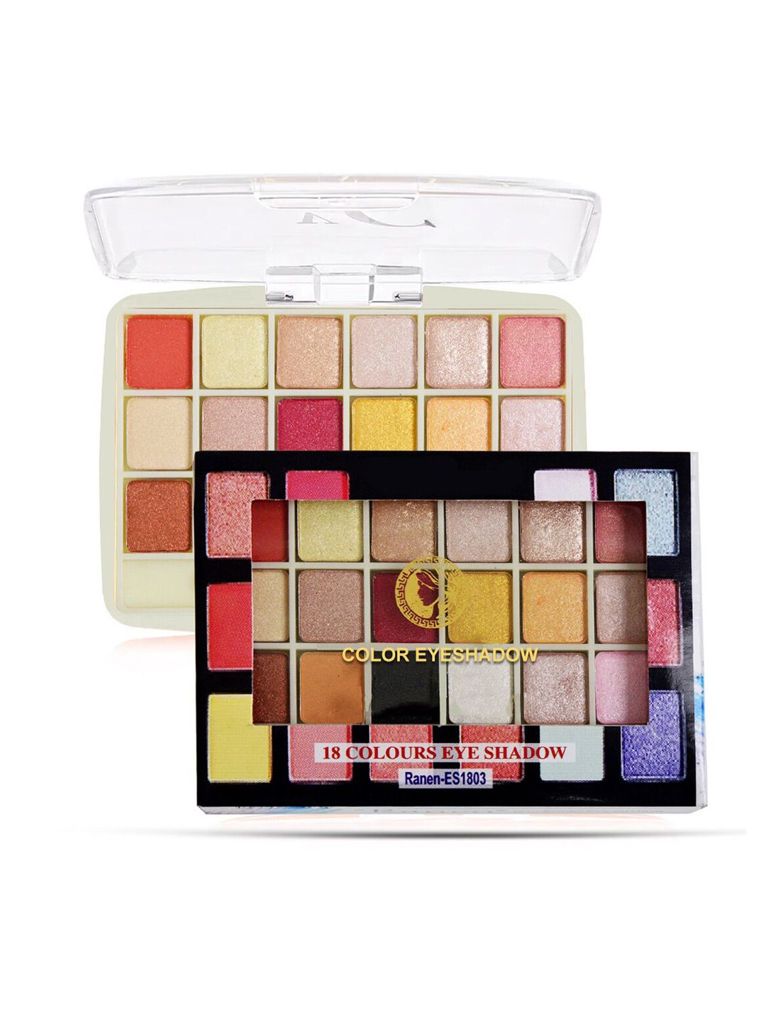 Adbeni 18 Color Shimmery Eyeshadow Palette 12g - Ranen ES1803-picture-41